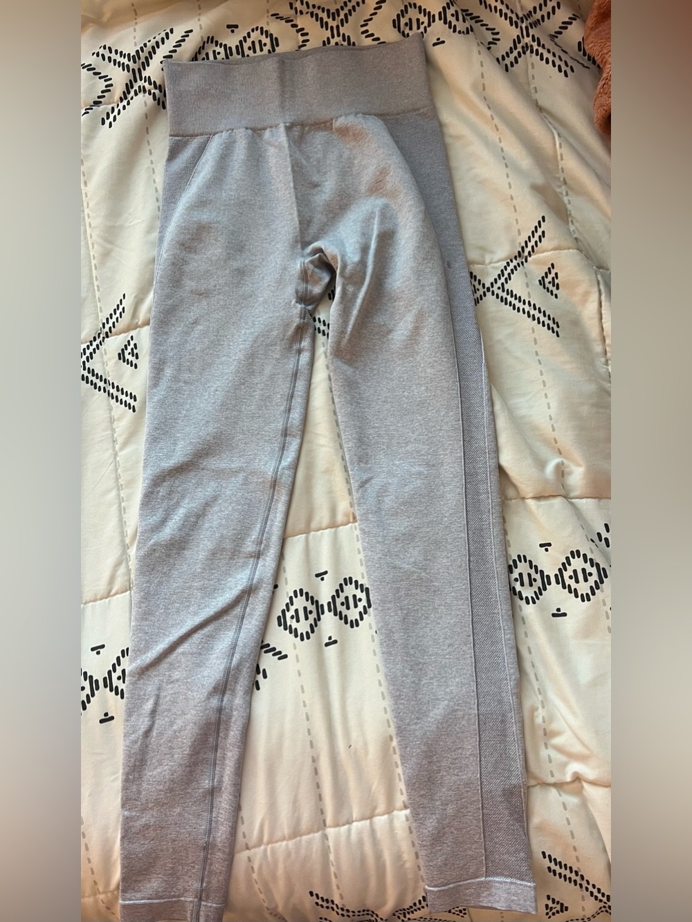Purple grey Gymshark seamless leggings